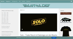 Desktop Screenshot of bantha.de